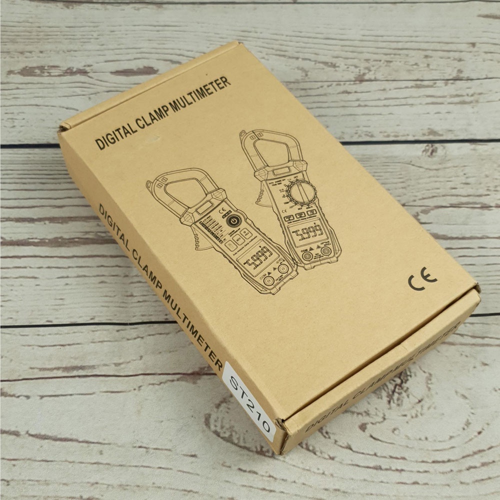 ANENG Digital Multimeter Voltage Tester Clamp - ST210 - Black