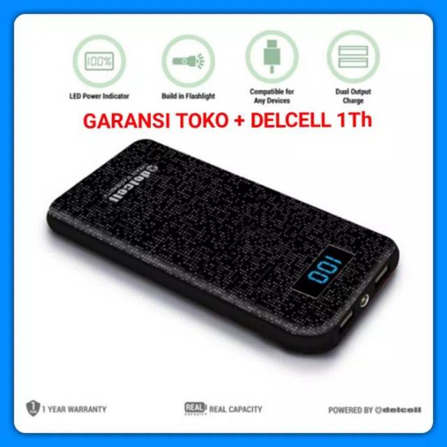 Powerbank Delcell Original Real capacity