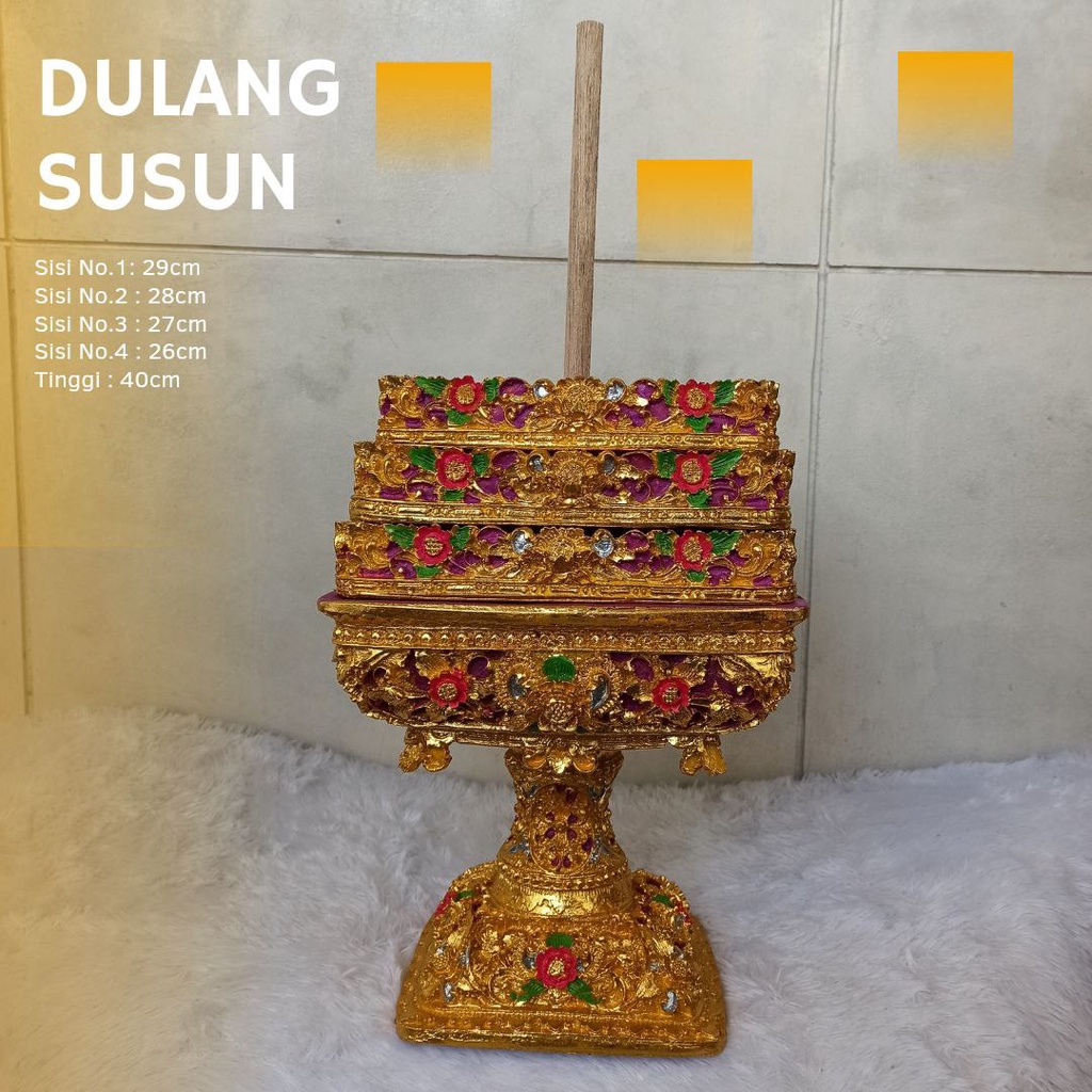 SudanBali Dulang Fiber Susun Ukir Bali Wadah Sodan Khas Bali Termurah