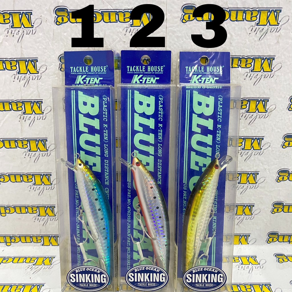 Lure Umpan Tackle House K-Ten Blue Ocean Sinking 115mm