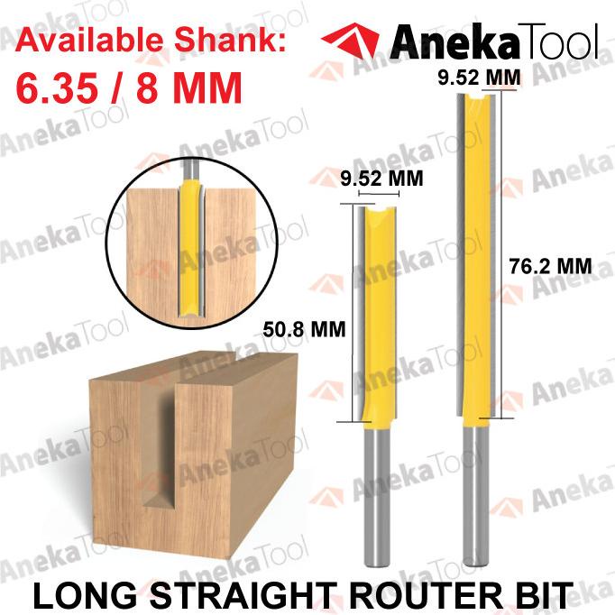 At Mata Profil Router Lurus Panjang Long Straight Router Bit Termurah