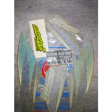 striping stiker sticker lis bravo rc100 1998 1999 98 99 ori original asli nos