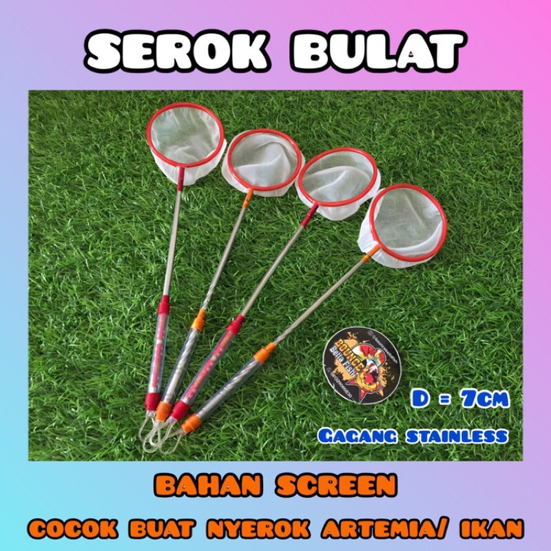 Serok saringan ikan cupang artemia tetas bahan halus