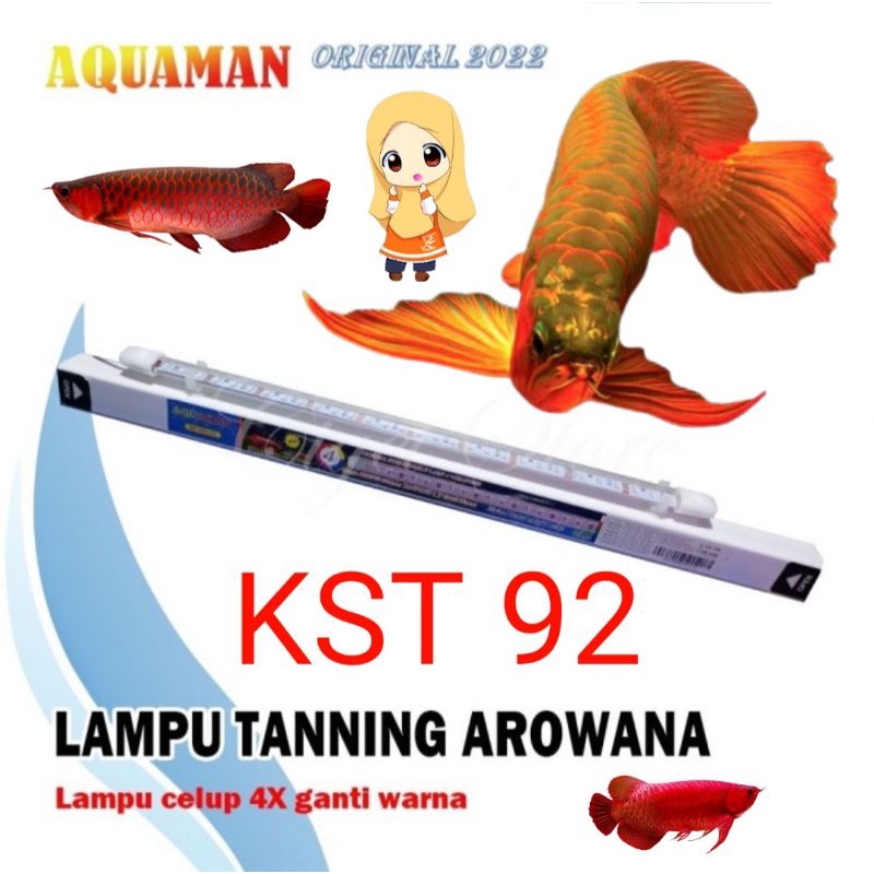 lampu tanning aquarium ikan arwana AQUAMAN KST 92