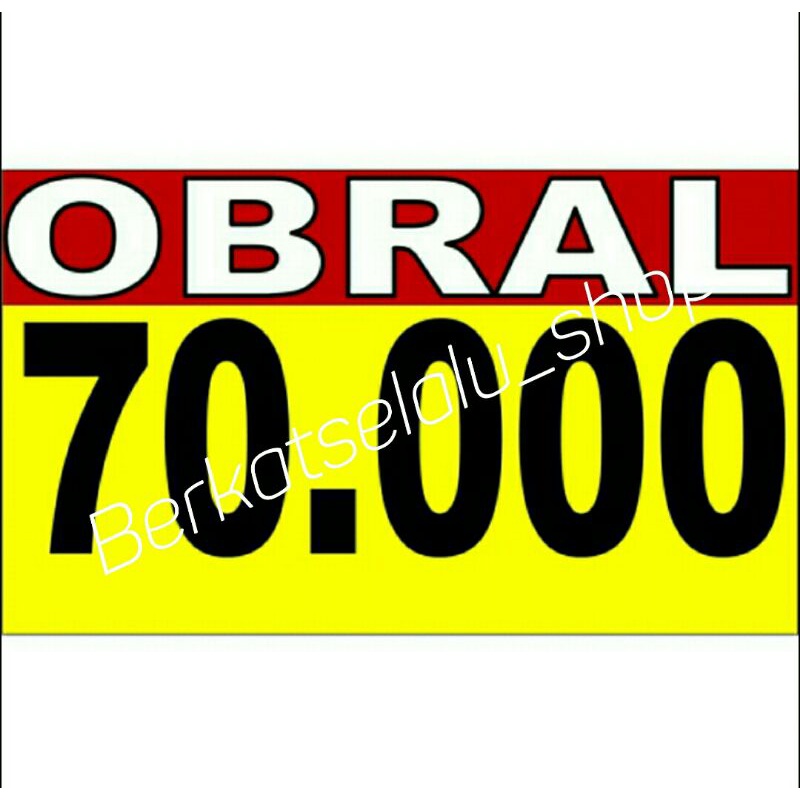 

karton harga angka 70000 tujuh puluh ribu