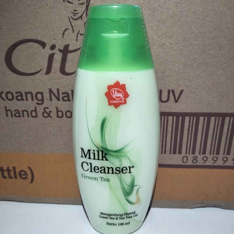 Viva Milk Cleanser Green Tea 100ml.