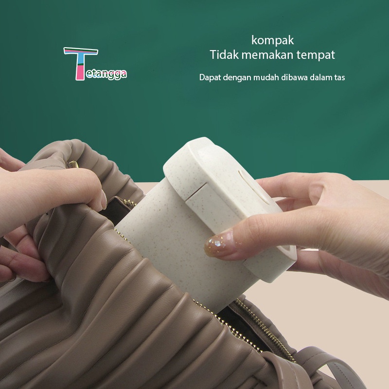 Cangkir Sarapan Multifungsi Mangkuk Sup Jerami Gandum Piknik Portable 550ml BPA FREE