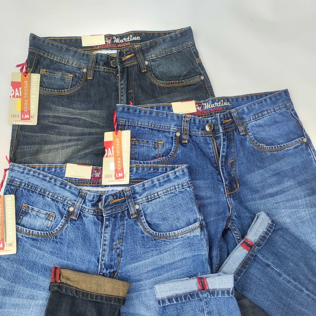 Celana Jeans Lois Martine Pria Premium Standar Original Size 28-38 Asli 100% Panjang Model Terbaru