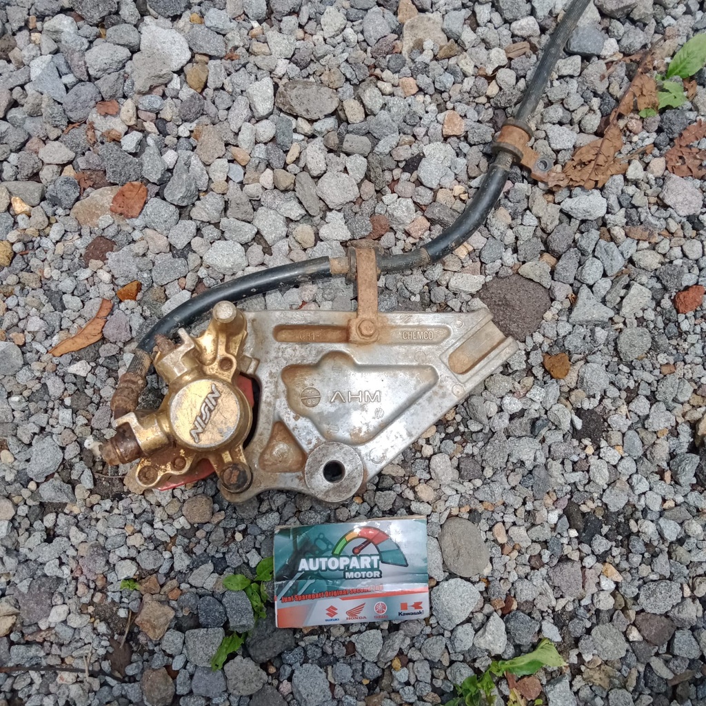 Kaliper rem cakram belakang Supra x 125 honda lama original
