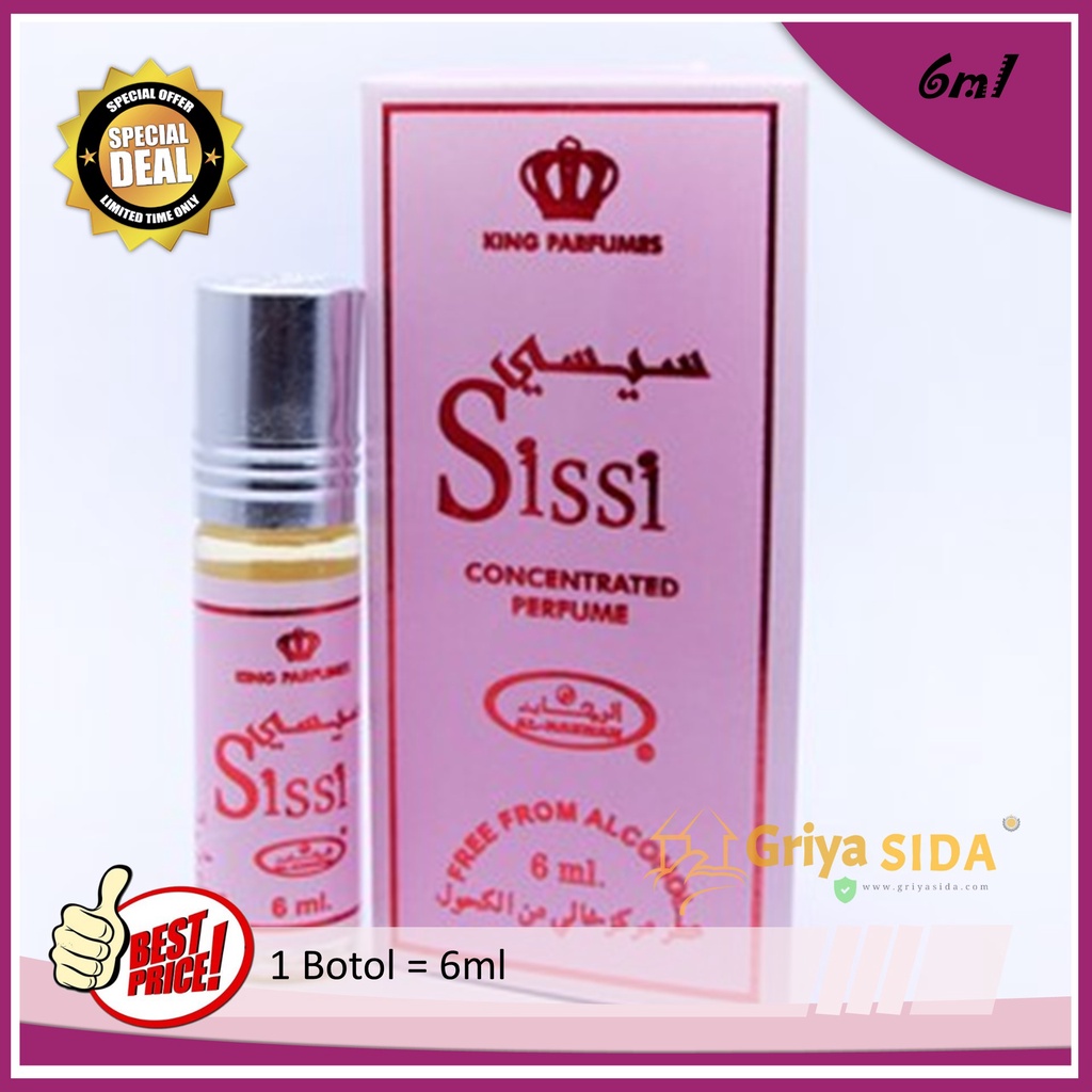 Parfum Sissi 6ml alraehan minyak wangi aroma al raehan mirip al rehab parfum Harga grosir PROMO!!