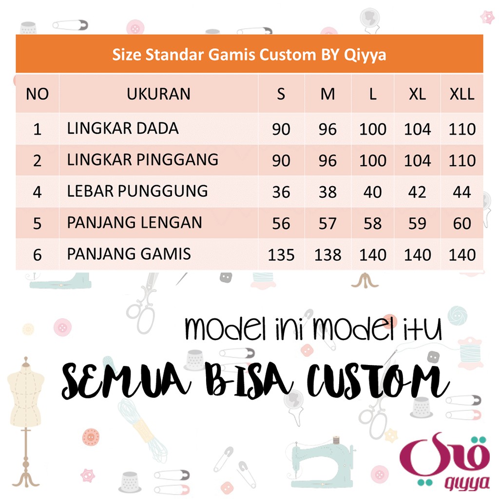 Gamis Custom Syar'i  Wolcrepe ,Wolfis , & Balotelli by.Qiyya.Official