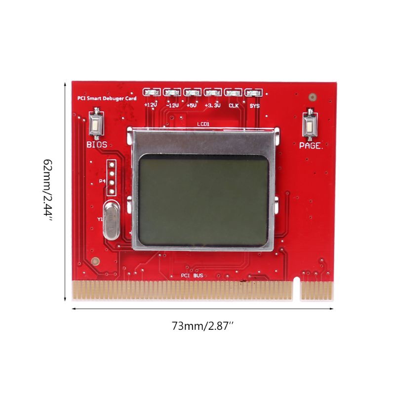 Btsg Tablet PCI Motherboard Analyzer Diagnostic Tester Post Test Card Untuk PC Laptop Desktop Tools LCD Diagnostic Card