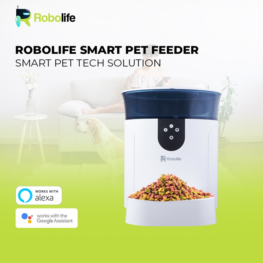 ROBOLIFE TEMPAT MAKAN HEWAN OTOMATIS / SMART PET FEEDER