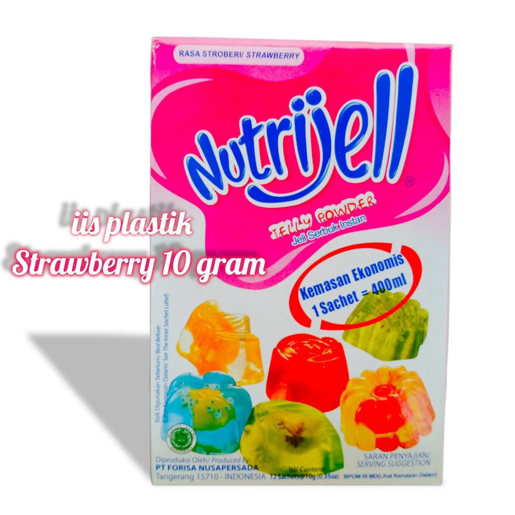 nutrijell 10 gram / nutrijell buah 10 gram / agar nutrijell buah 10 gram