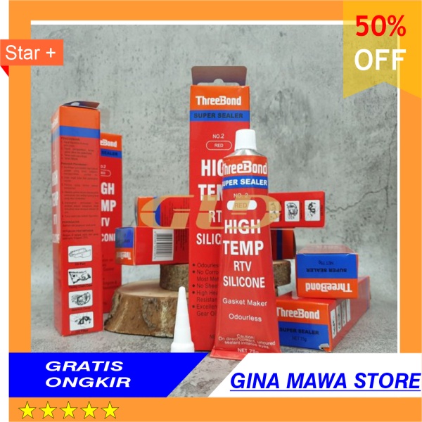 

CUMA HARI INI SAJA!!! 50 Off THREEBOND SUPER SEALER NO.2 RED 75GR - LEM GASKET PACKING PAKING