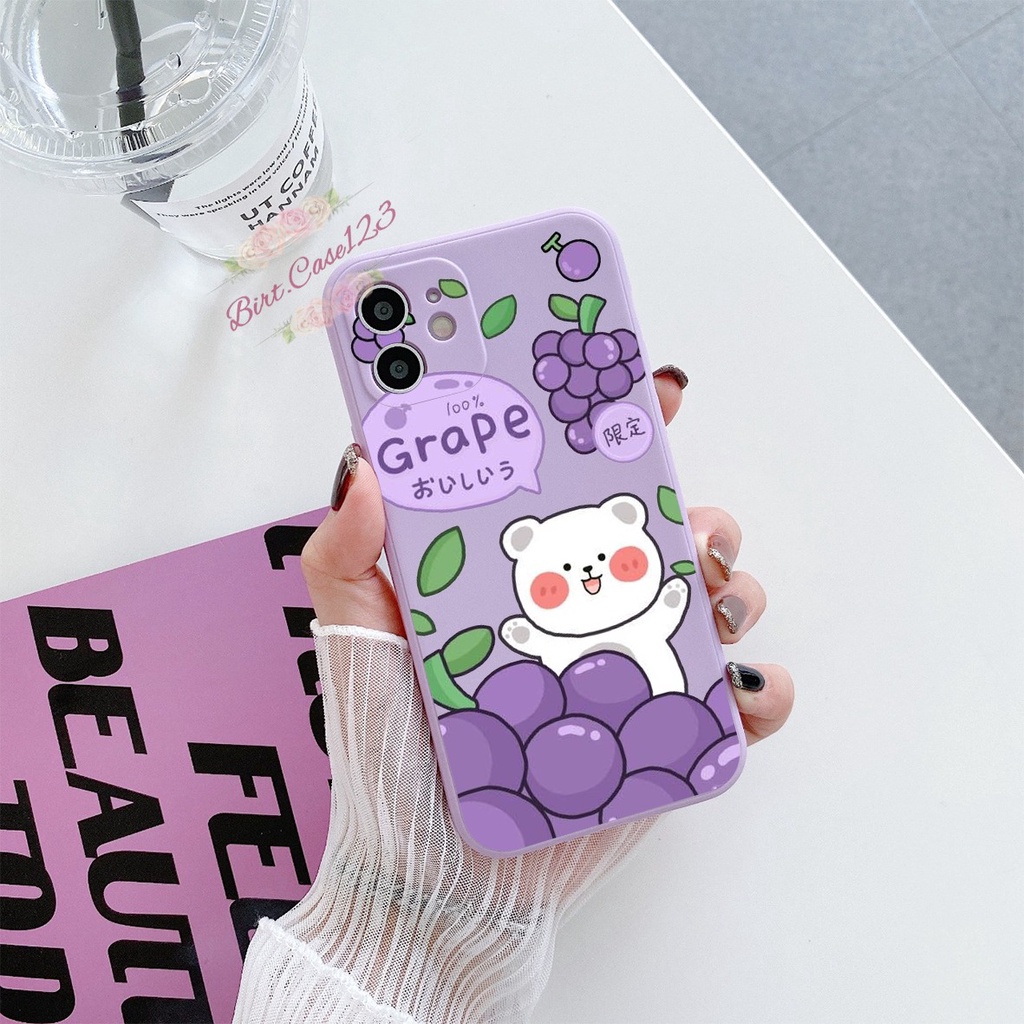 CASE CASING SOFTCASE SILIKON MACARON PELINDUNG KAMERA FRUITS ANIMALS OPPO VIVO SAMSUNG XIAOMI REALME IPHONE ALL TYPE BC6178