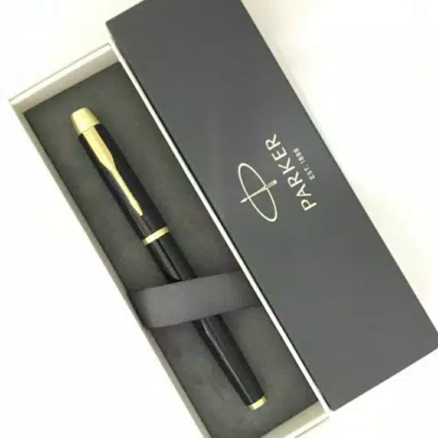 

PS-Parker IM RB Black LQ GT Roller Ball Klip Emas
