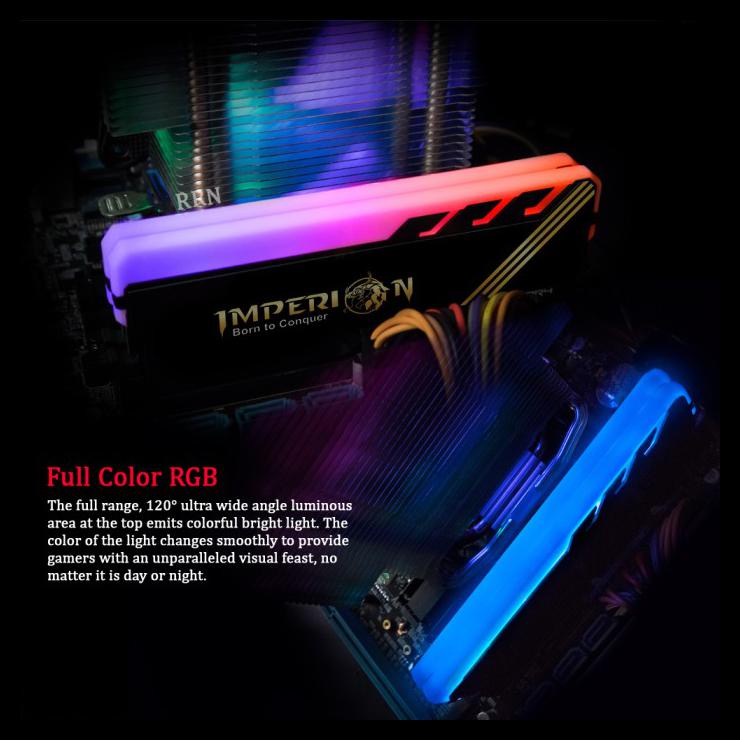 Ram Imperion Rgb Ddr4 16Gb (2X8Gb) 2666Mhz Kit Ram Pc Rgb Gaming Resmi - 8Gb (1X8Gb)