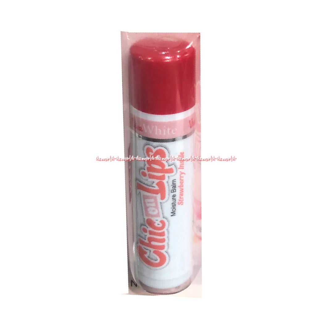 Viva White Chic On Lips Strawberry Inside Lipgloss