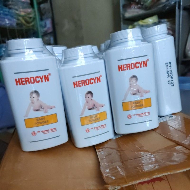 BEDAK HEROCYN Baby 100Gr dan 200Gr exp 2027 ORI