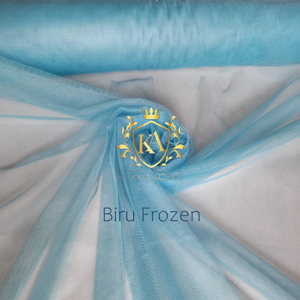 Kain Tile Tulle Tila Halus Jatuh 1.7 M Gulungan per Roll Bahan Rok Dress Gaun Kebaya Murah
