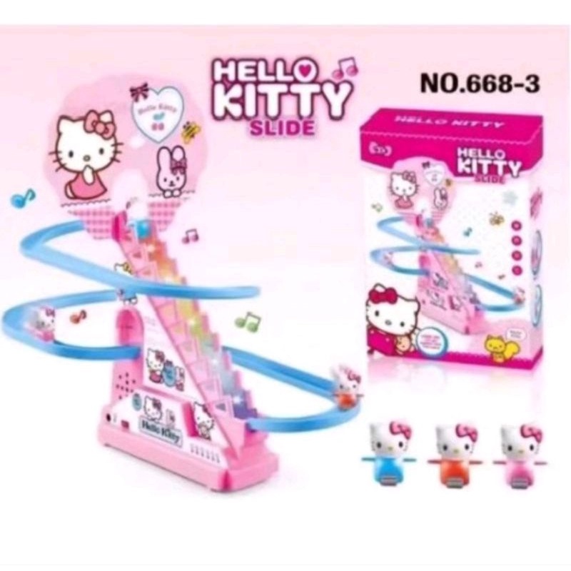 MAINAN TANGGA MAINAN SIRKUIT ANAK TANGGA KARAKTER TRAIN DAN SPIDERMAN 668 6