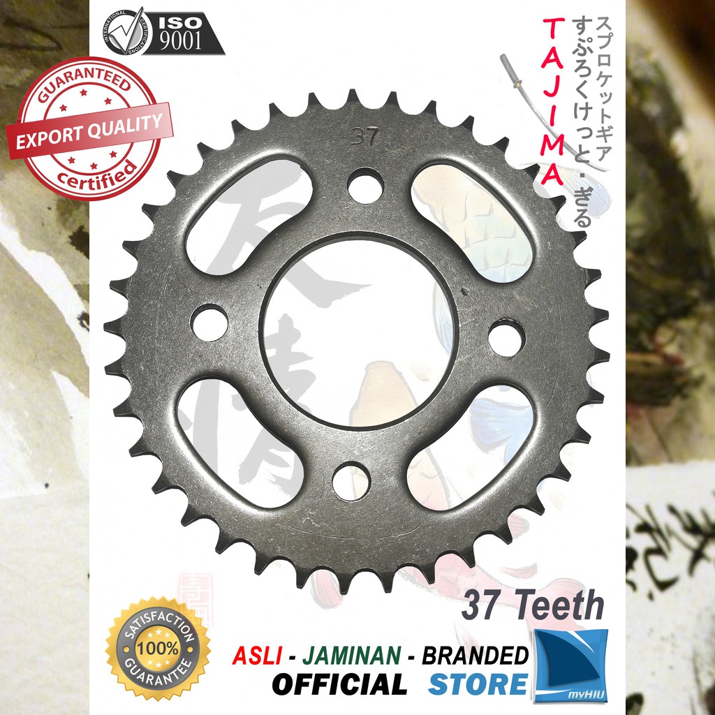 Gigi Tarik 30T ~ 39T HONDA GL Max, GL Pro, Mega Pro / New Gir Belakang - Rear Sprocket Gear TAJIMA