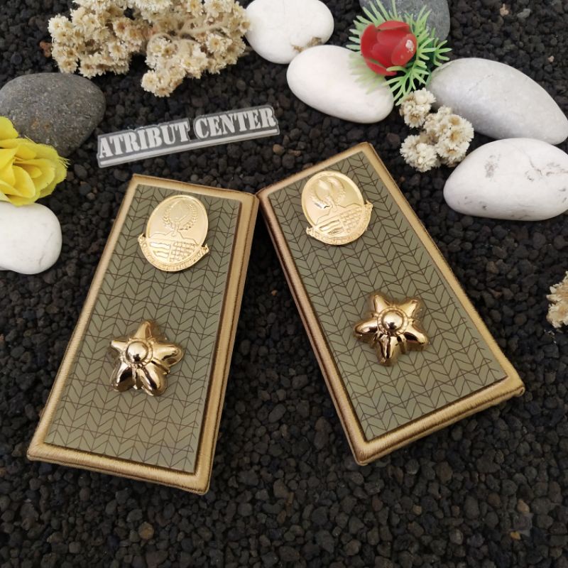 Pangkat Pdh ASN Jabar 3D Kain Akrilik