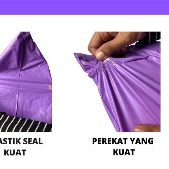 

plastik packing polymailer HD uk 30x40 isi 100 lbr - Hitam