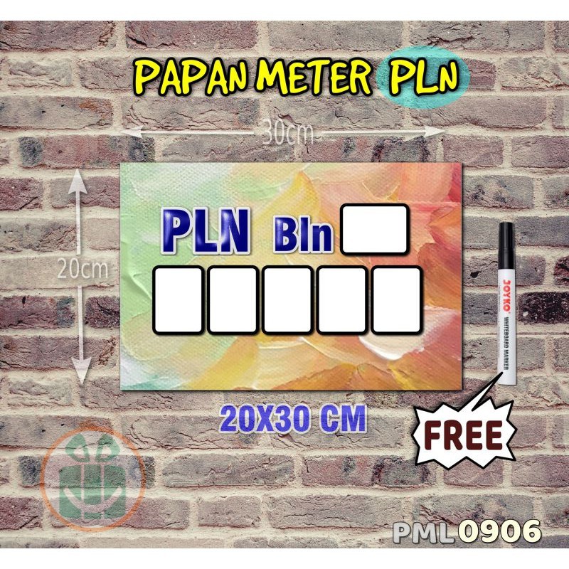 

SBC Papan Meter Listrik PLN PAM motif Unik - Lukis 06