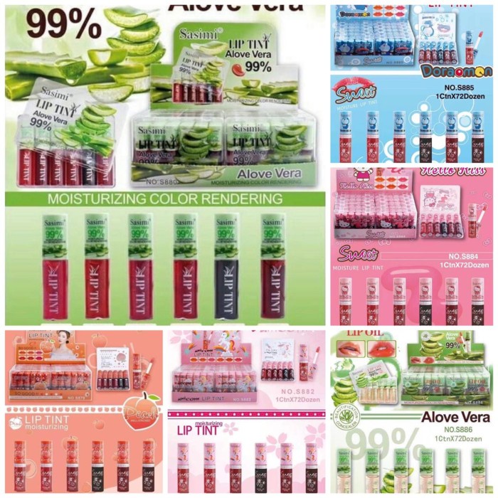 LIPTINT MINI ISI 6 SASIMI KARAKTER