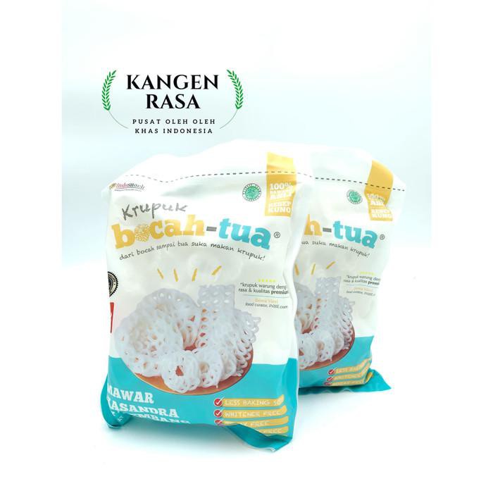 

Krupuk Bocah Tua 500gr Mawar Original - MAWAR