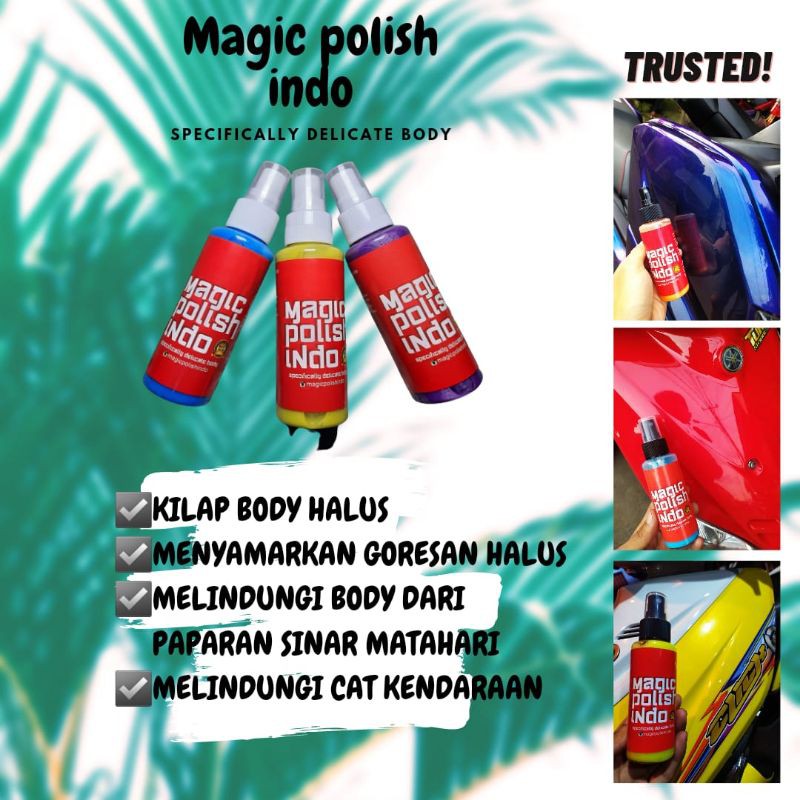 Magic Polish Indo Pengkilat Body Halus Motor Mobil