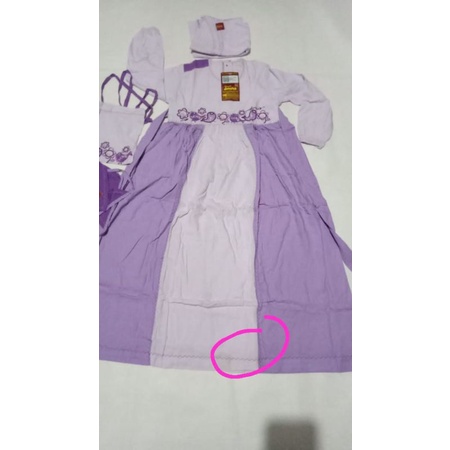Sale Dannis 50% / Jubah dannis SIZE 6 / Gamis rayon / baju muslim anak perempuan / dannis diskon / b