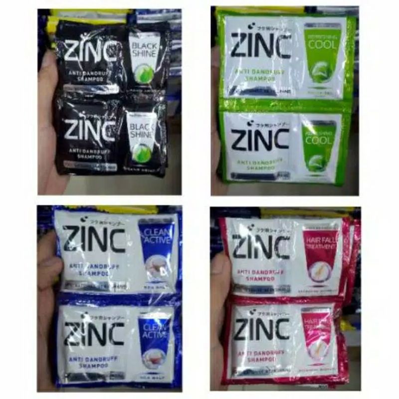 Shampo zink. all varian. shampo zink rencengan