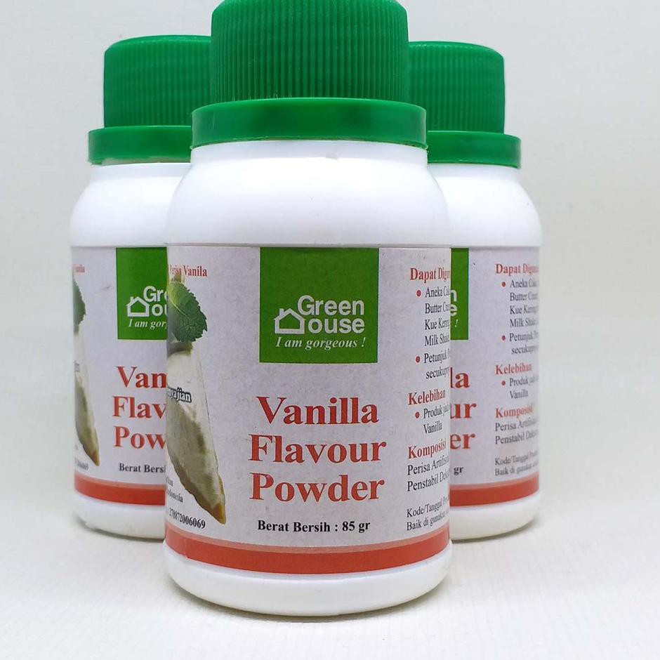 Diskon Znf Vanilla Flavour Powder 85gr - Green House - Label lama T0 Pasti Murah`