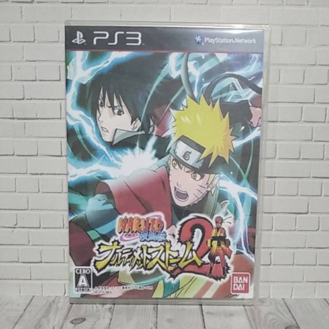 BD CD KASET ORIGINAL PS3 Naruto Narutimate Ninja storm 2 Jpn BAHASA Jepang