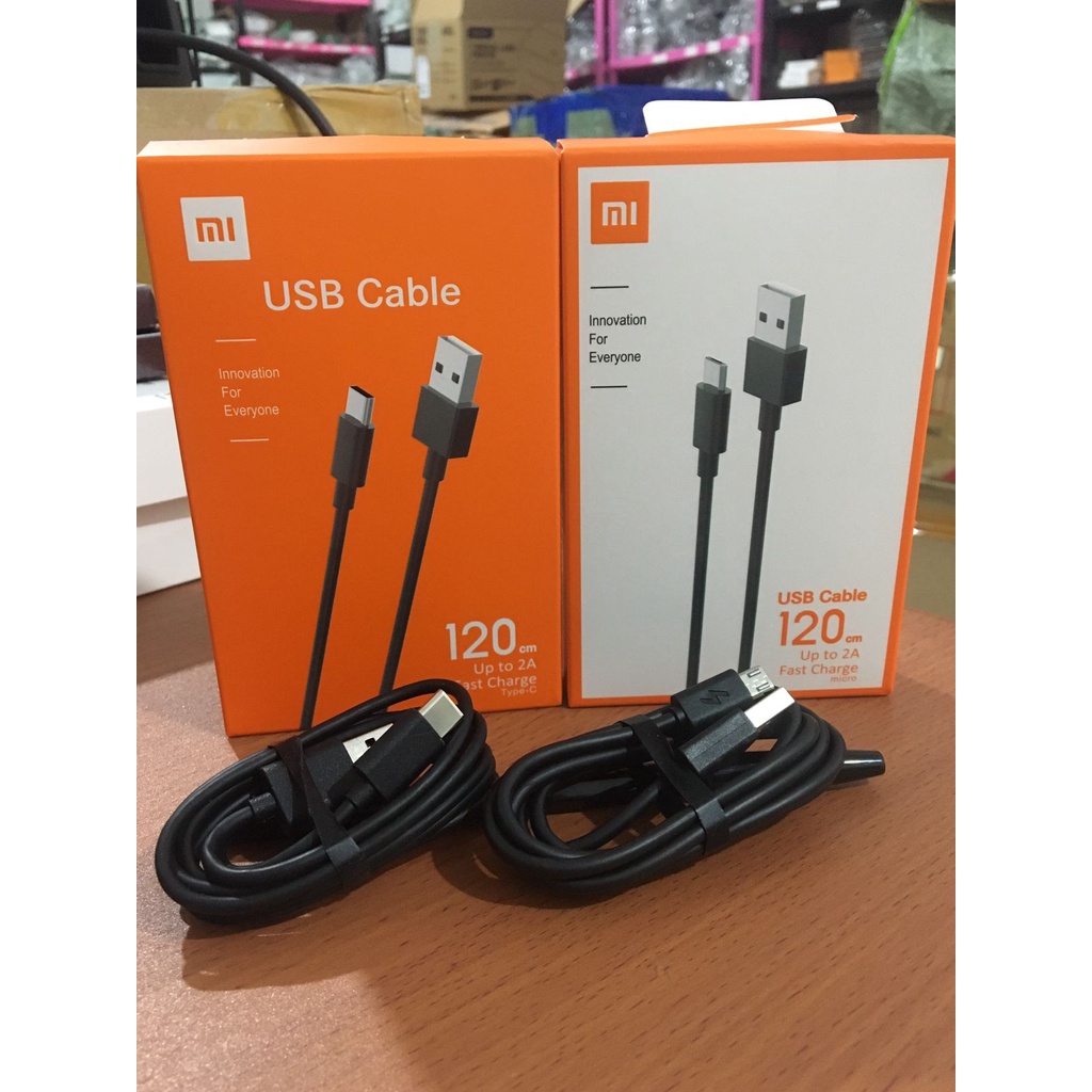 KABEL DATA XIAOMI MICRO FAST CHARGING XIAOMI ORIGINAL / ￼Kabel Data Xiaomi Redmi Note 7 Note 7 8 Pro USB Type C