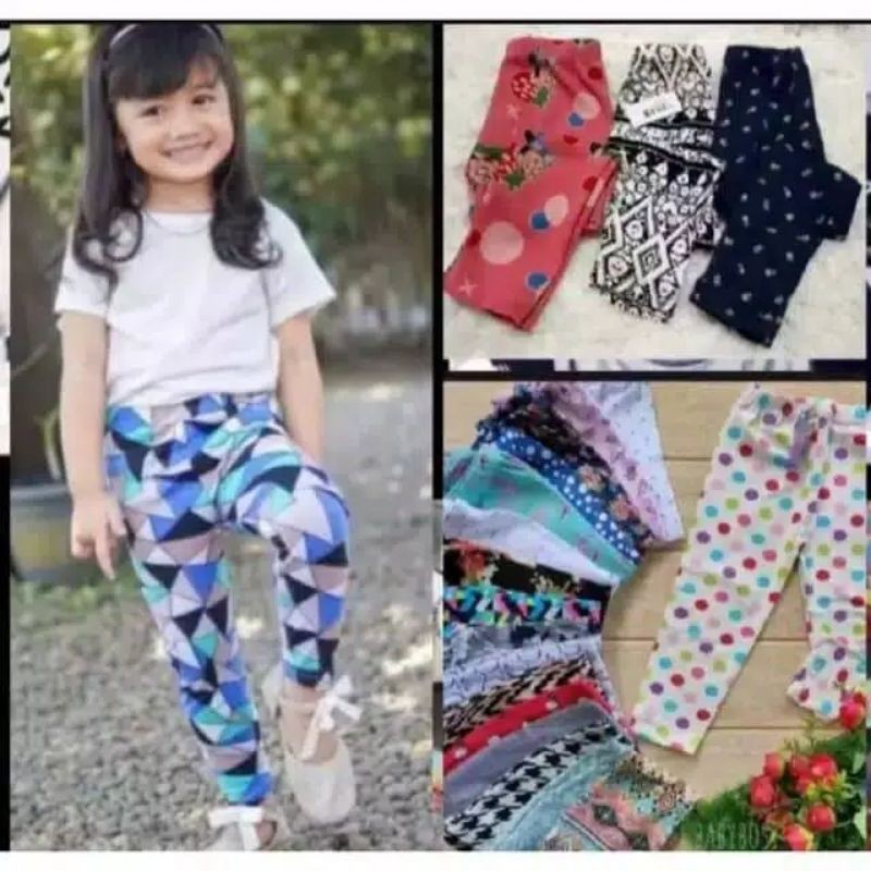 Legging/ Legging anak dan dewasa/ Celana Panjang anak /Celana panjang harian anak