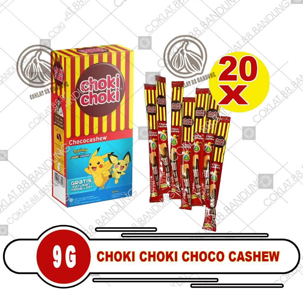 

CHOKI CHOKI 1 DUS 20 PCS, CHOKICHOKI 1 BOX ISI 20, CHOKI-CHOKI CHOCO CASHEW COKELAT PASTA