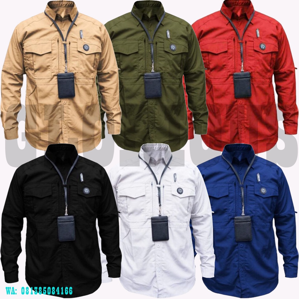 JUMBO Kemeja Tactical Kemeja Reskrim M-Tac terbaru/LAPANGAN/KANTOR SIZE JUMBO