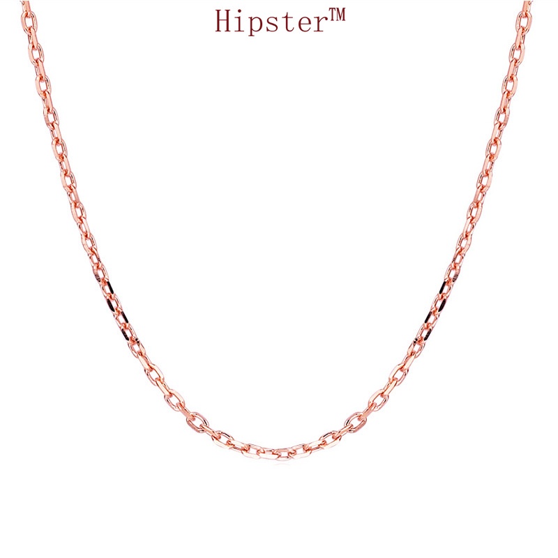 Korean Style Simple Versatility, Fashion and Personality White Gold Color Cross Chain