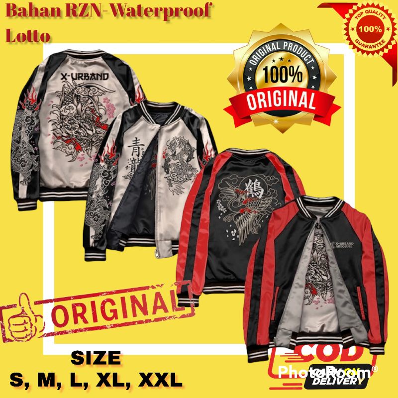 Jaket Sukajan Pria Shinigami Original 2in 1 Full Bordir Absolute Sukajan Jacket Japanese Style varsi