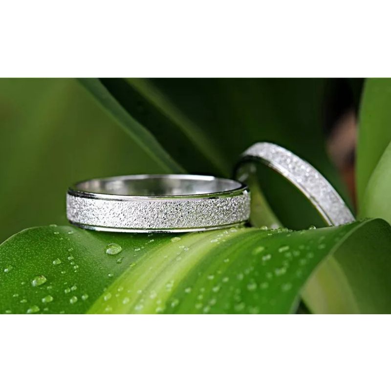 Cincin couple perak simple / silver ring