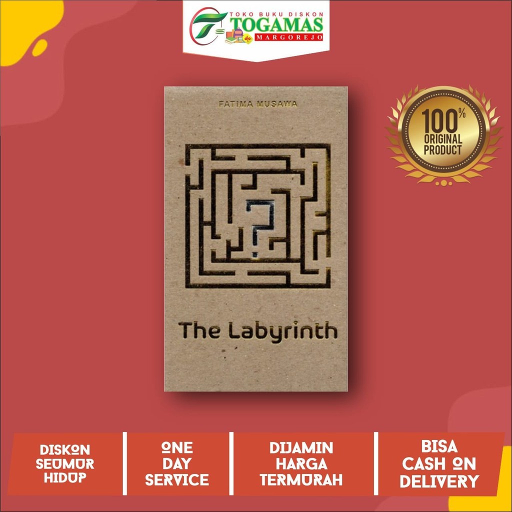 BEST SELLER  THE LABYRINTH KARYA FATIMA MUSAWA