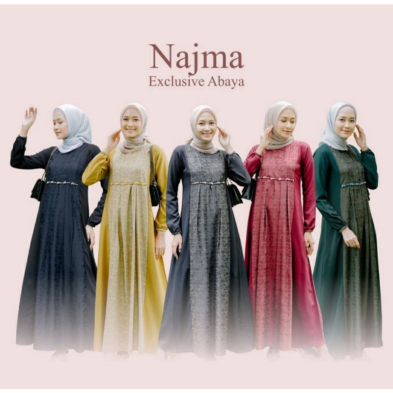 Najma Exsclusive Abaya ( Payet ) by Bbc BeShe Part II
