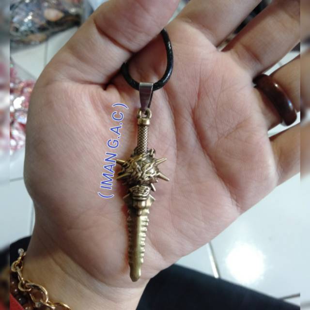 Kalung pedang / kalung fashion peria