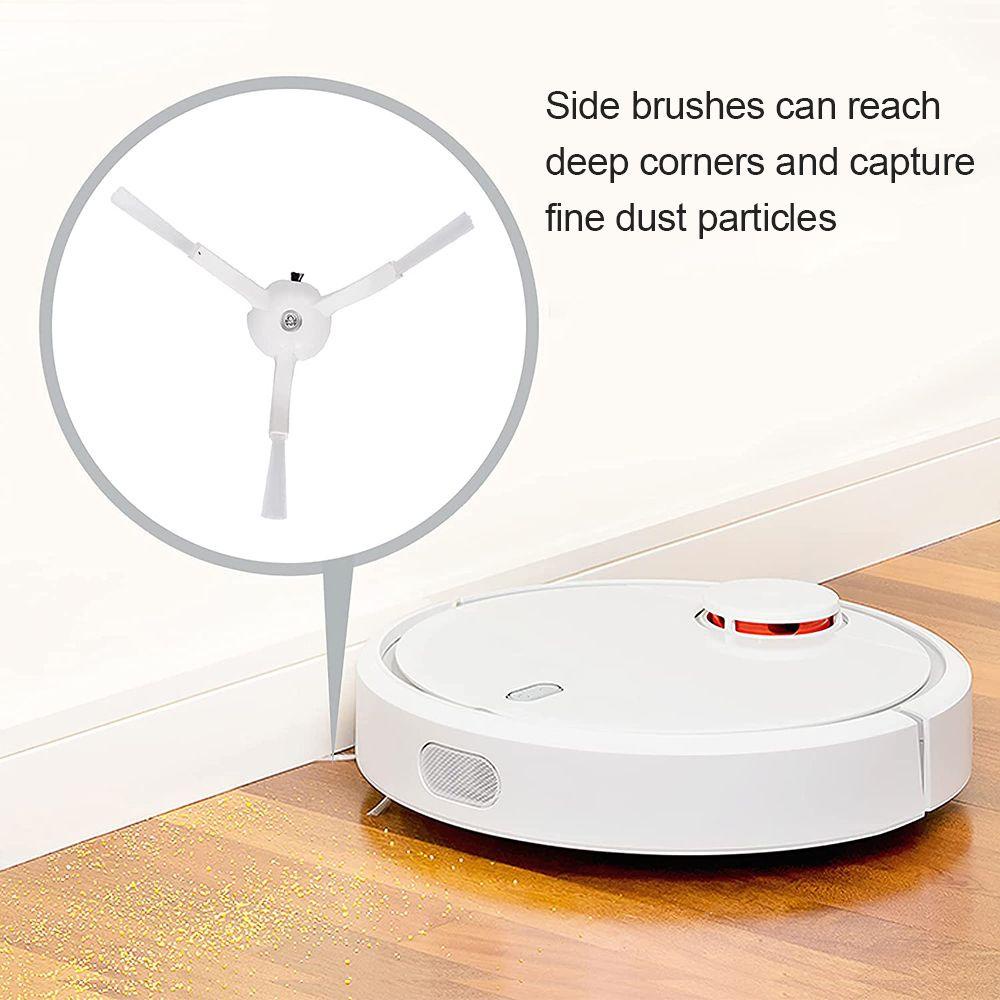 Solighter Robot Vacuum Cleaner Aksesori Sikat Utama Kain Pel Hepa Filter Dustbin Filter Sikat Samping