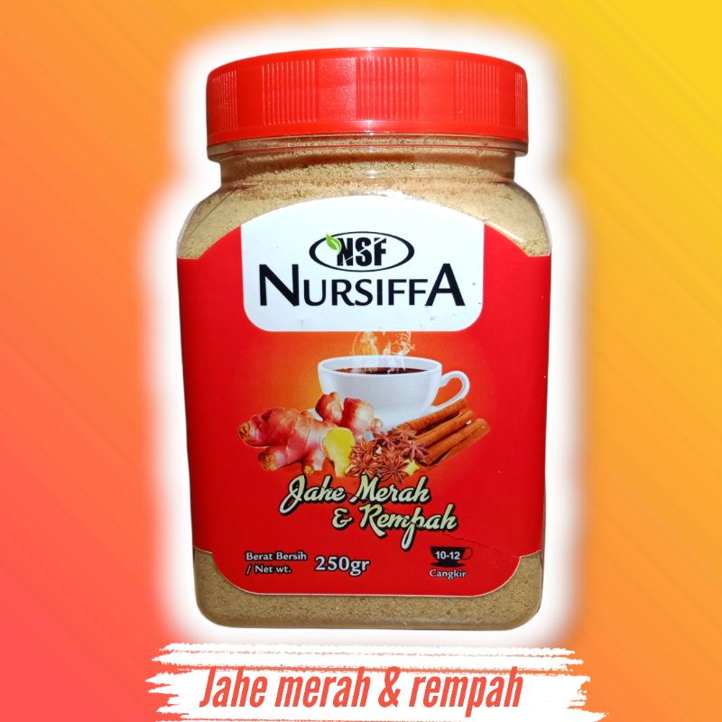 

jahe merah - JSR jahe merah nursiffa 100% bahan rempah tanpa pemanis buatan