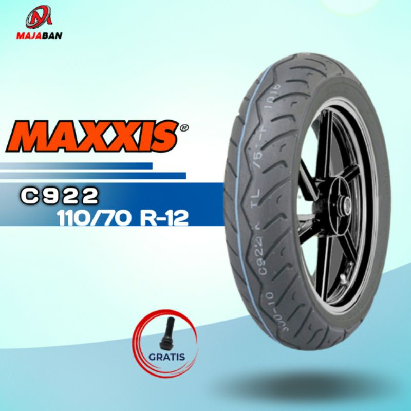 BAN Motor Matic Vespa // Maxxis C922 110/70 Ring 12 Tubeless